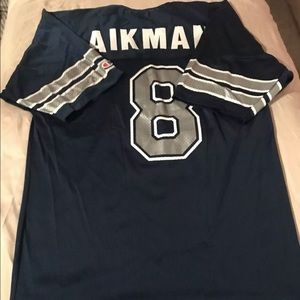 Vintage Troy aikman nfl football jersey 44 large